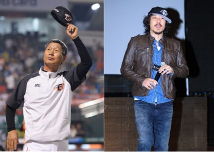 Kim Sung Guen (Eagles Manager) with Tiger JK